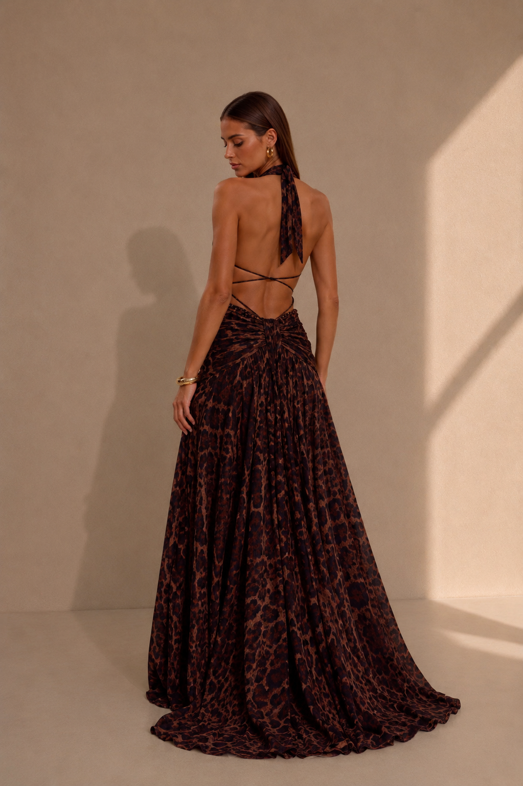 Midnight Léopard Sahara Dress