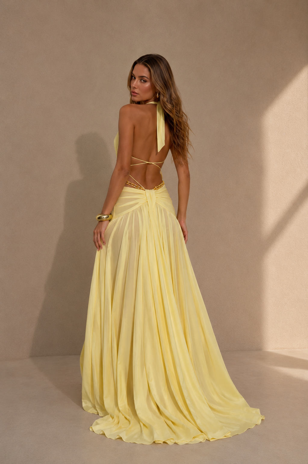Yellow Golden Sahara Dress