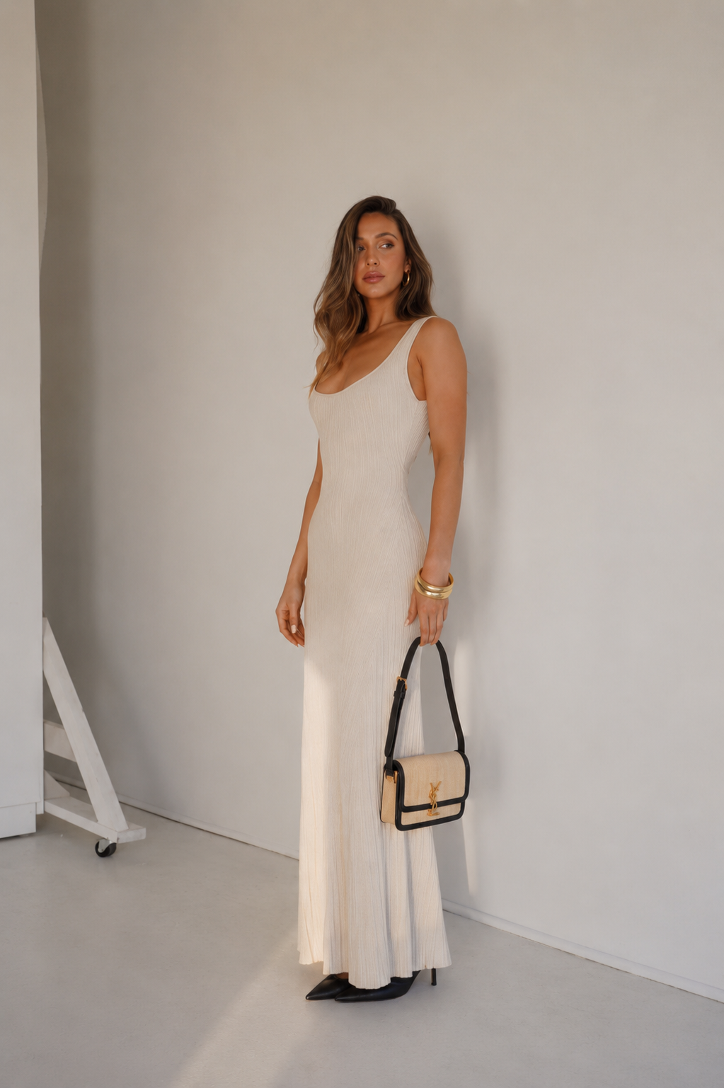 White Cream Céleste Dress