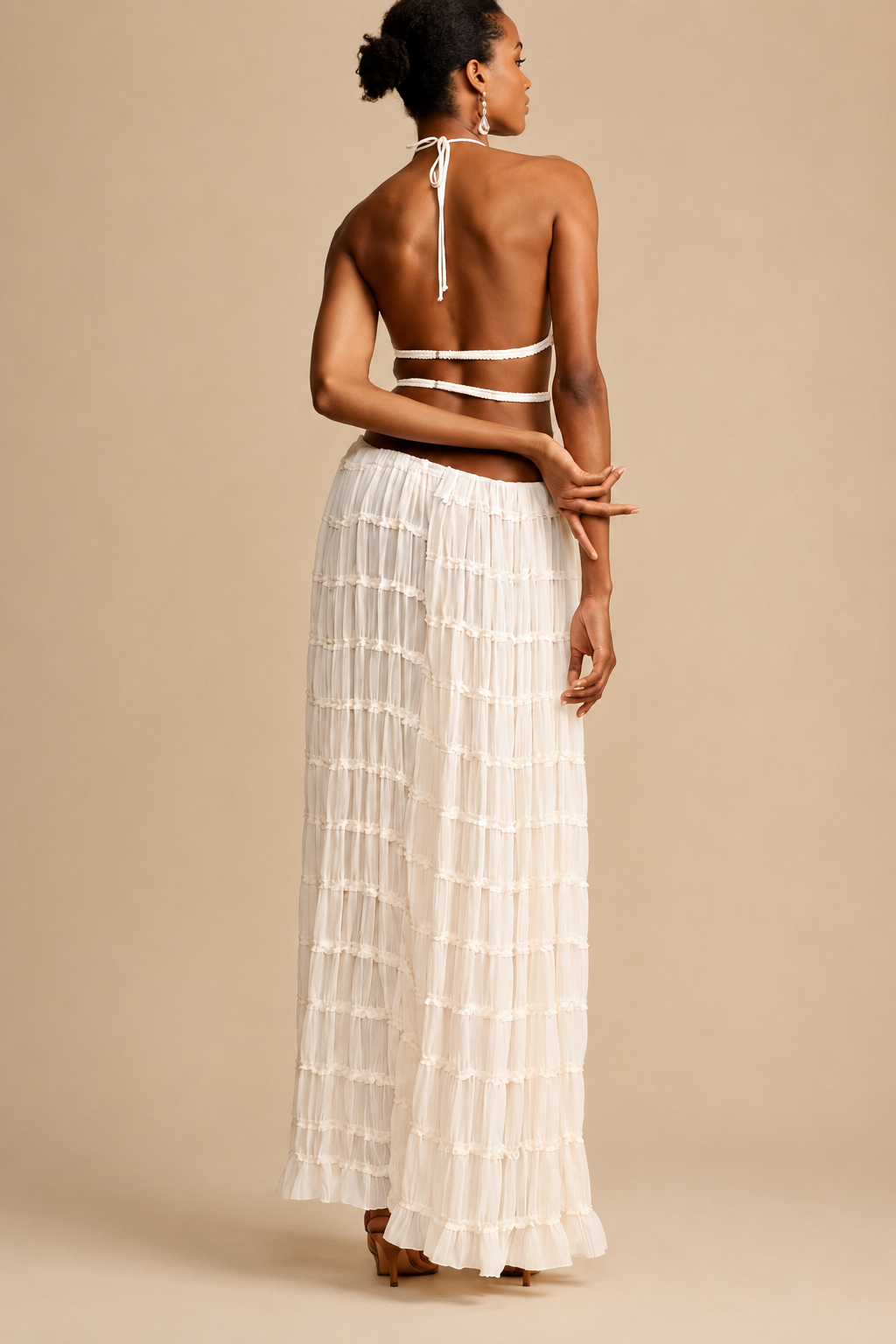 White Pearl Tiaré Set